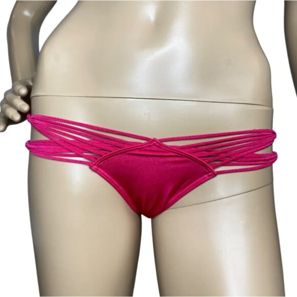Victoria's Secret Hot Pink Twist Bikini Set